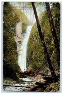 1909 Niagara Fall Goldstream Near Victoria BC Canada, Waterfalls Posted Postcard