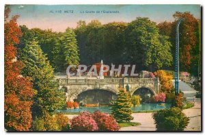 CARTE Postal Metz Old Cave Esplanade