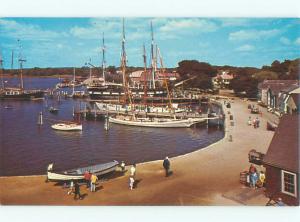 Pre-1980 BOAT SCENE Mystic - Near Groton & Stonington Connecticut CT AF4147