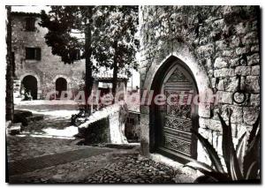 Postcard Modern French Riviera Eze Village A quaint old street