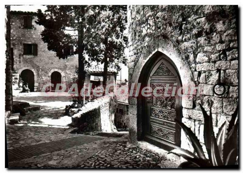 Postcard Modern French Riviera Eze Village A quaint old street