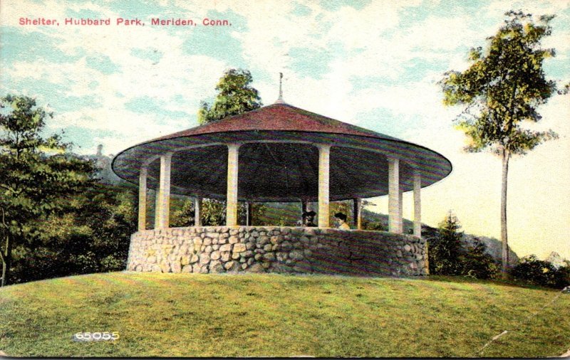 Connecticut Meriden Hubbard Park Shelter 1910