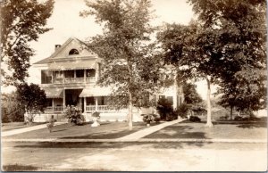 Postcard RPPC Unknown house