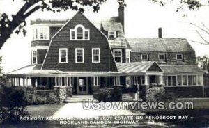 Real Photo - Penobscot Bay in Rockland, Maine