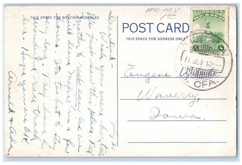 c1920's Mexicali Beer Hall Longest Bar in the World Tijuana Mexico Postcard Latin & South