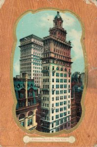 USA New York Gillender Building Embossed Vintage Postcard 07.79