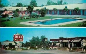 AR, Litle Rock, Arkansas, Ritz Motel, Multi View, Dexter Press 46885-B