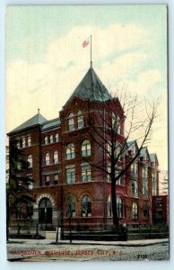 JERSEY CITY, New Jersey NJ ~ HASBROUCK INSTITUTE School ca 1910s  Postcard