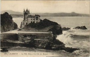 CPA Biarritz Villa Belza et la Cote des Basques FRANCE (1126553)