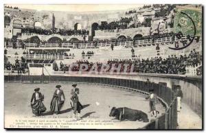 Old Postcard Bullfight Bullfight Nimes Bullfighting de Toros Epilogue