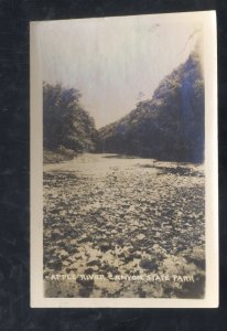 RPPC MINERAL POINT WISCONSIN CANYON STATE PARK APPLE RIVER REAL PHOTO POSTCARD