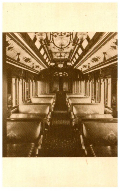 Pullman's Palace Smoking Car , Interior