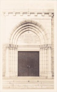 Real Photo Main Entrance First Church Of Chist Scientist Concord New Hampshire