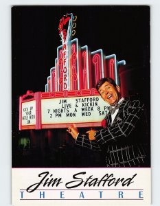Postcard Jim Stafford Theatre Branson Missouri USA