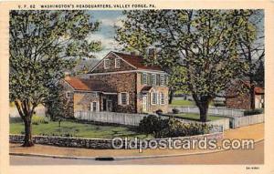  Valley Forge, PA, USA Washington's Headquarters