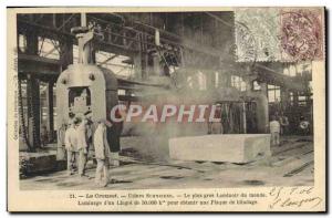 Old Postcard Industry Factories Schneider The biggest mill in the world of ro...