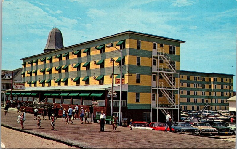 MD Ocean City Maryland vintage post card Plimhimmon Hotel