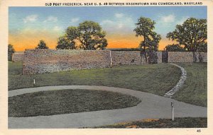 Old Fort Frederick between Hagerstown and Cumberland - Hagerstown, Maryland MD  