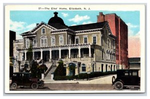 Elks Home Building Elizabeth New Jersey NJ UNP WB Postcard O17