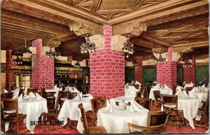 Vtg Chicago Illinois IL Dutch Room Restaurant Hotel La Salle 1910s Postcard