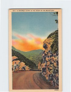 M-198308 A Roadway Scene In the Heart of the Mountains