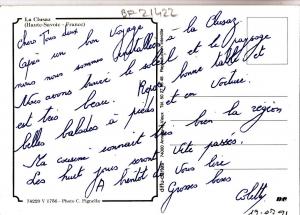 BF21422 la clusaz  h s   france  front/back image