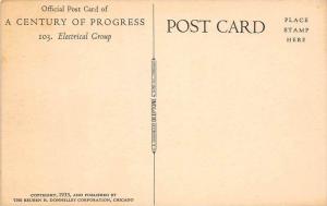 3698  Electrical Group, Official Post Card of A Century of Progress