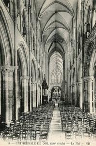 France - Ille-et-Vilaine, Cathedral of Dol, The Nave