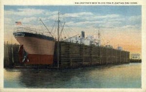 10,000 Ton Floating Dry Dock - Galveston, Texas TX  