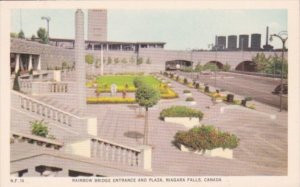 Canada Niagara Falls Rainbow Bridge Entrance and Plaza