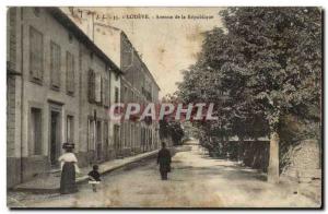 Lodeve Old Postcard Avenue of the Republic