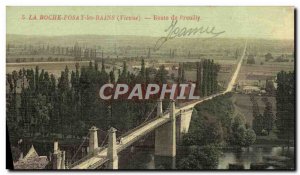 Old Postcard La Roche Posay the Preuilly Road Baths (TOILEE map)