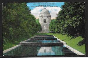 McKinley Tomb & Memorial Canton Massillon OH unused c1930s