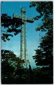 Postcard - The Cross on Mount Royal - Montreal, Canada