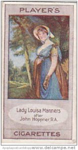 Player Vintage Cigarette Card Bygone Beauties 1914 Lady Louisa Manners