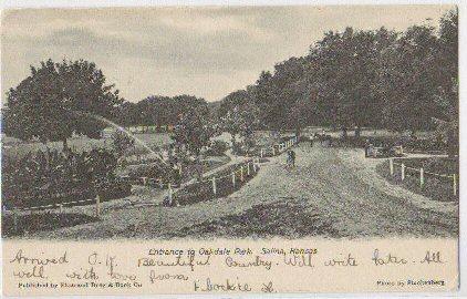 Entrance Oakdale Park Salina Kansas 1903