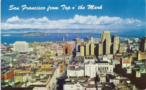 San Francisco California Business District from the Top of the Mark
