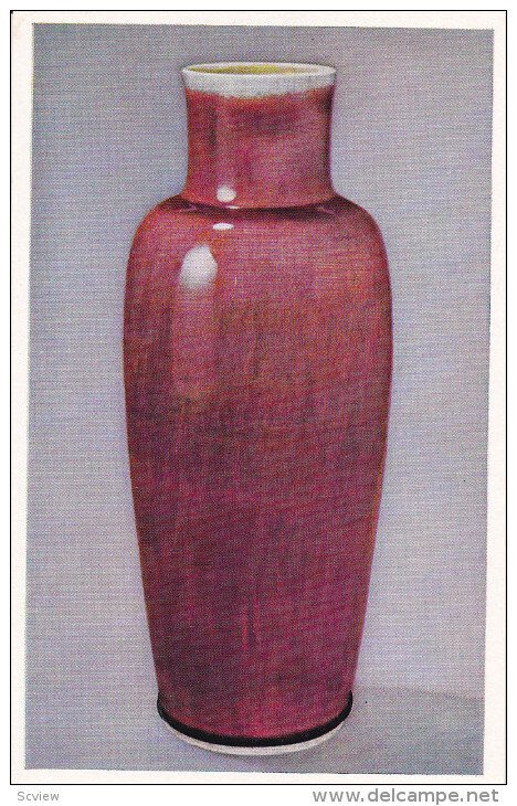 Sang De Boeuf Vase , K'ang-hsi Period , China , 20-30s