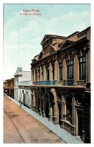 La Caja de Ahorros, Lima, Peru Postcard *6V(3)23