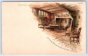 Interior of Anne Hathaway's Cottage Stratford-on-Avon England UK Postcard