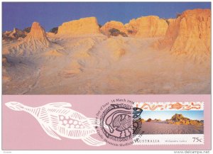 Willandra Lakes , Mungo National Park , New South Wales : Stamp & Postcard , ...