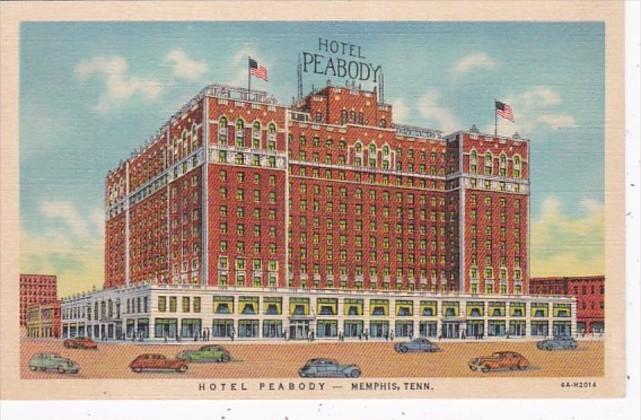 Tennessee Memphis Hotel Peabody Curteich
