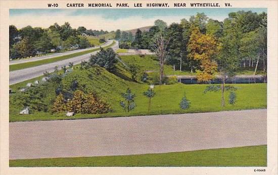 Carter Memorial Park Lee Highway Near Wytheville Virginia