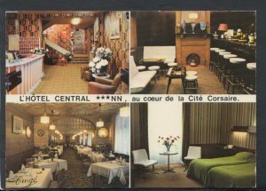 France Postcard - Views of L'Hotel Central, Saint-Malo, Bretagne   RR4357