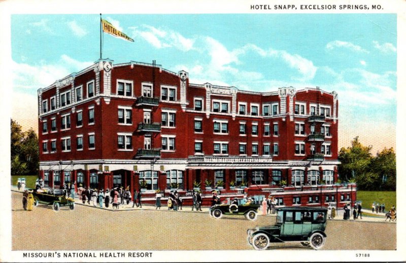 Missouri Excelsior Springs Hotel Snapp Curteich