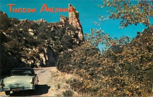 Auto 1950s Mt Lemmon Tucson Arizona Petley Postcard 8230