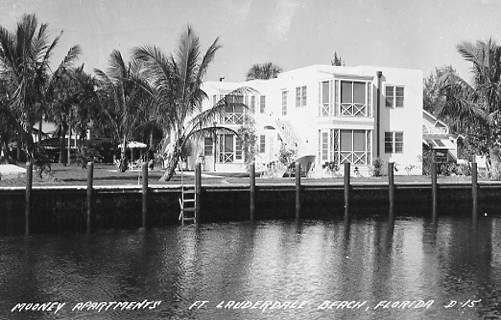 FL - Fort Lauderdale Beach. Mooney Apartments - RPPC