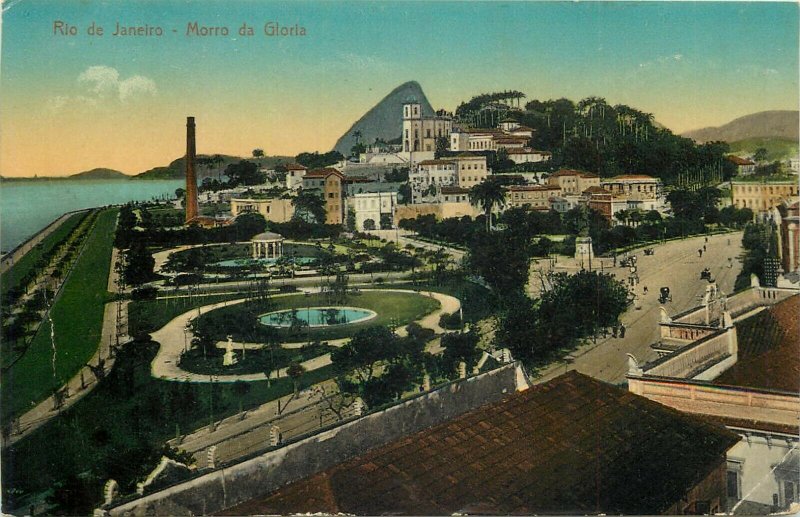 Brazil Rio de Janeiro Morro da Gloria postcard 1912