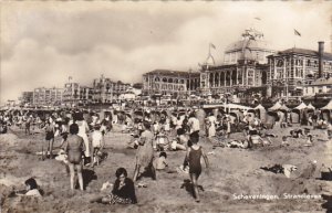 Netherlands Scheveningen Stranleven Real Photo