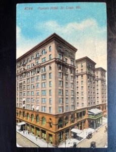 Vintage Postcard 1913 Planters Hotel, St. Louis, Missouri (MO)